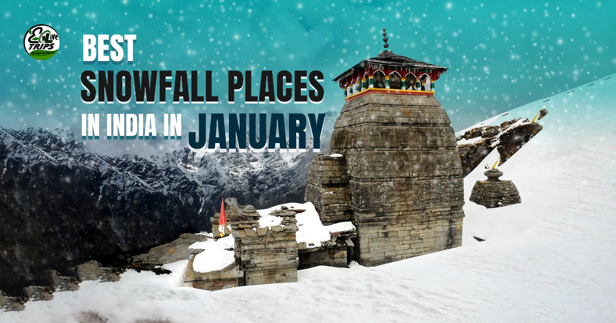 best snowfall places in India in January